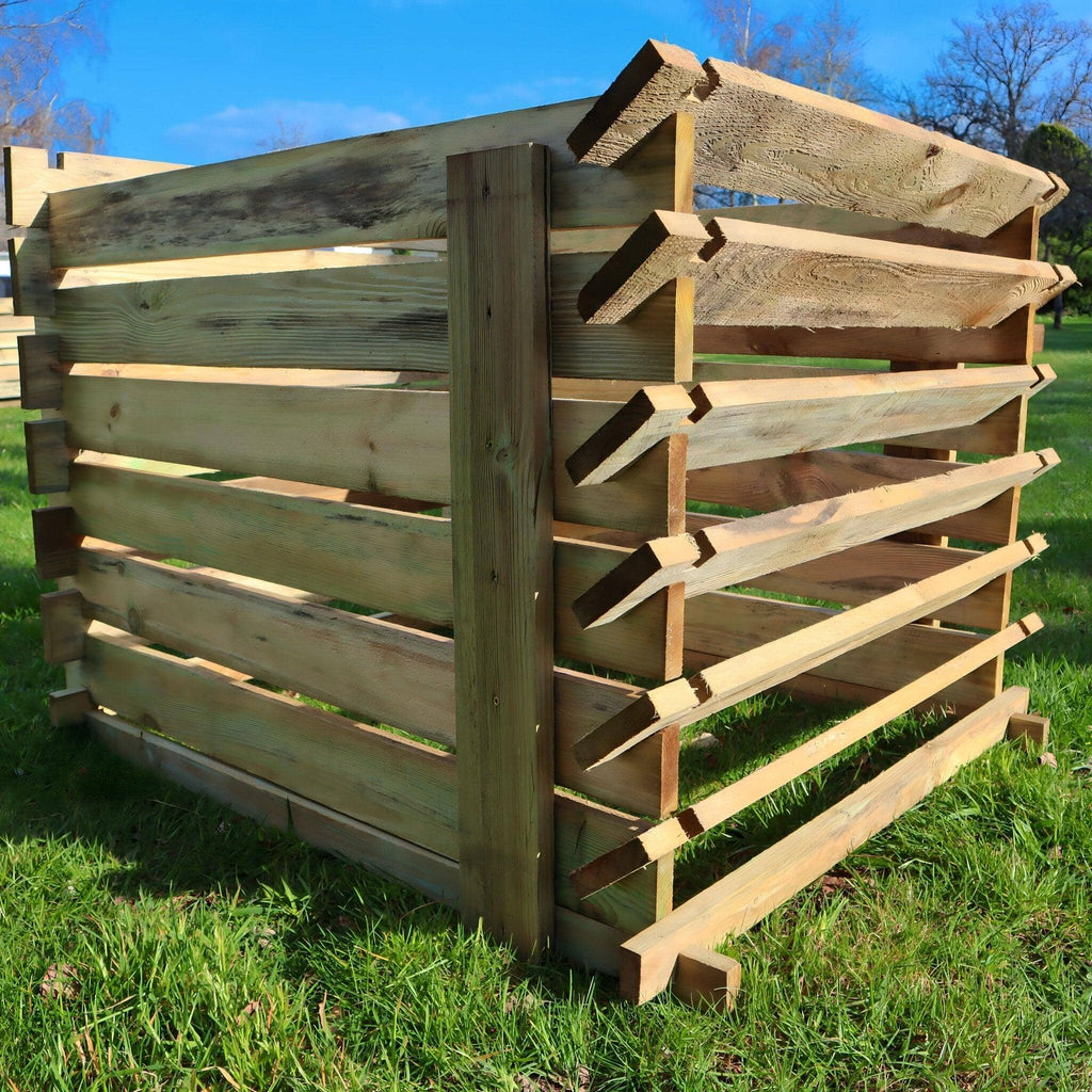 718 Litre Easy Fill Wooden Compost Bin – Pressure-Treated Pine