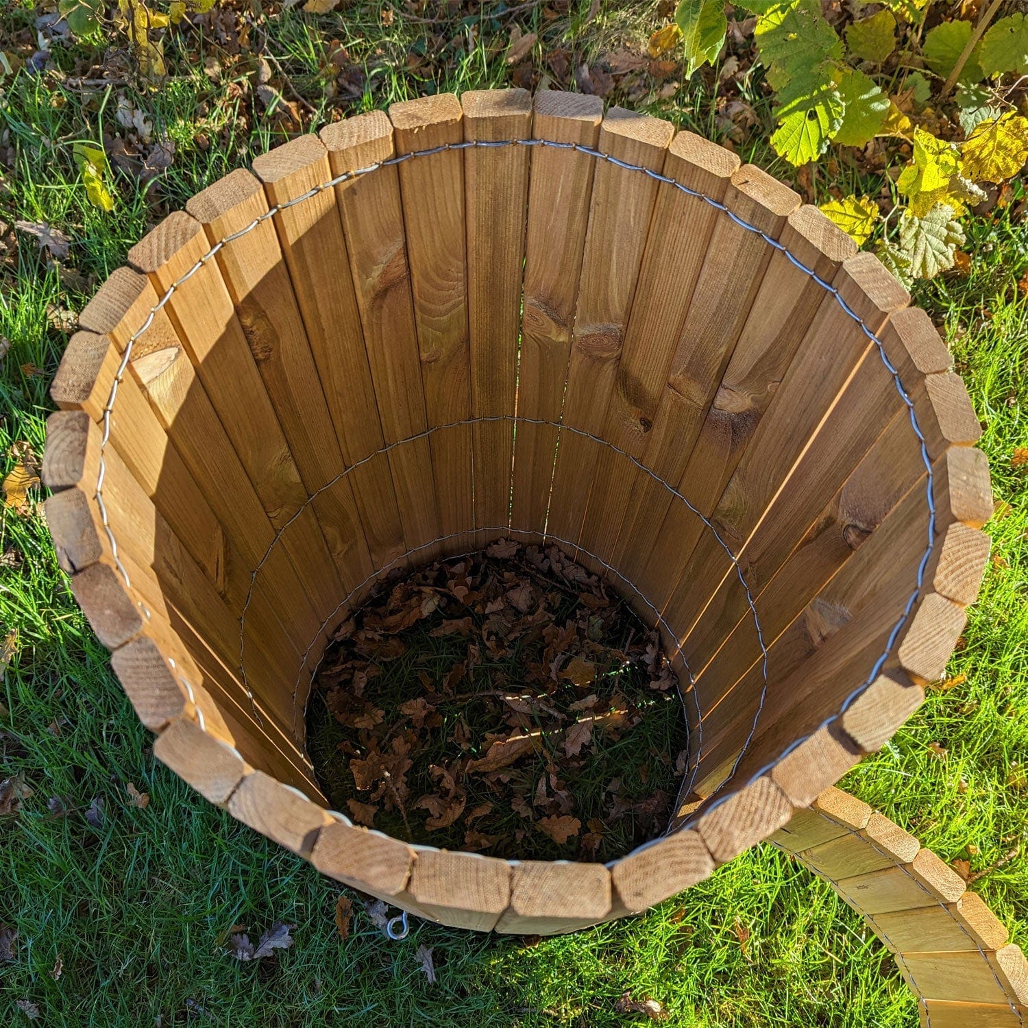 66 Litre Wooden Potato Planter Barrel – Swing Door Harvest Access